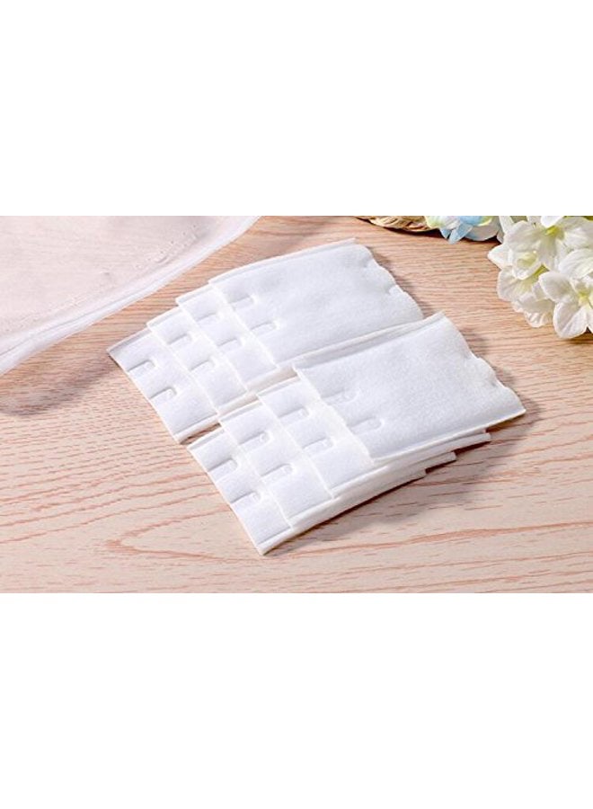 SYBL 200 قطعة من وسادات القطن العضوي النقي لإزالة المكياج للوجه، وسادات تنظيف مربعة خالية من الوبر، قطع قطنية، فوف للوجه، لتنظيف البشرة والعناية بها - Image 5